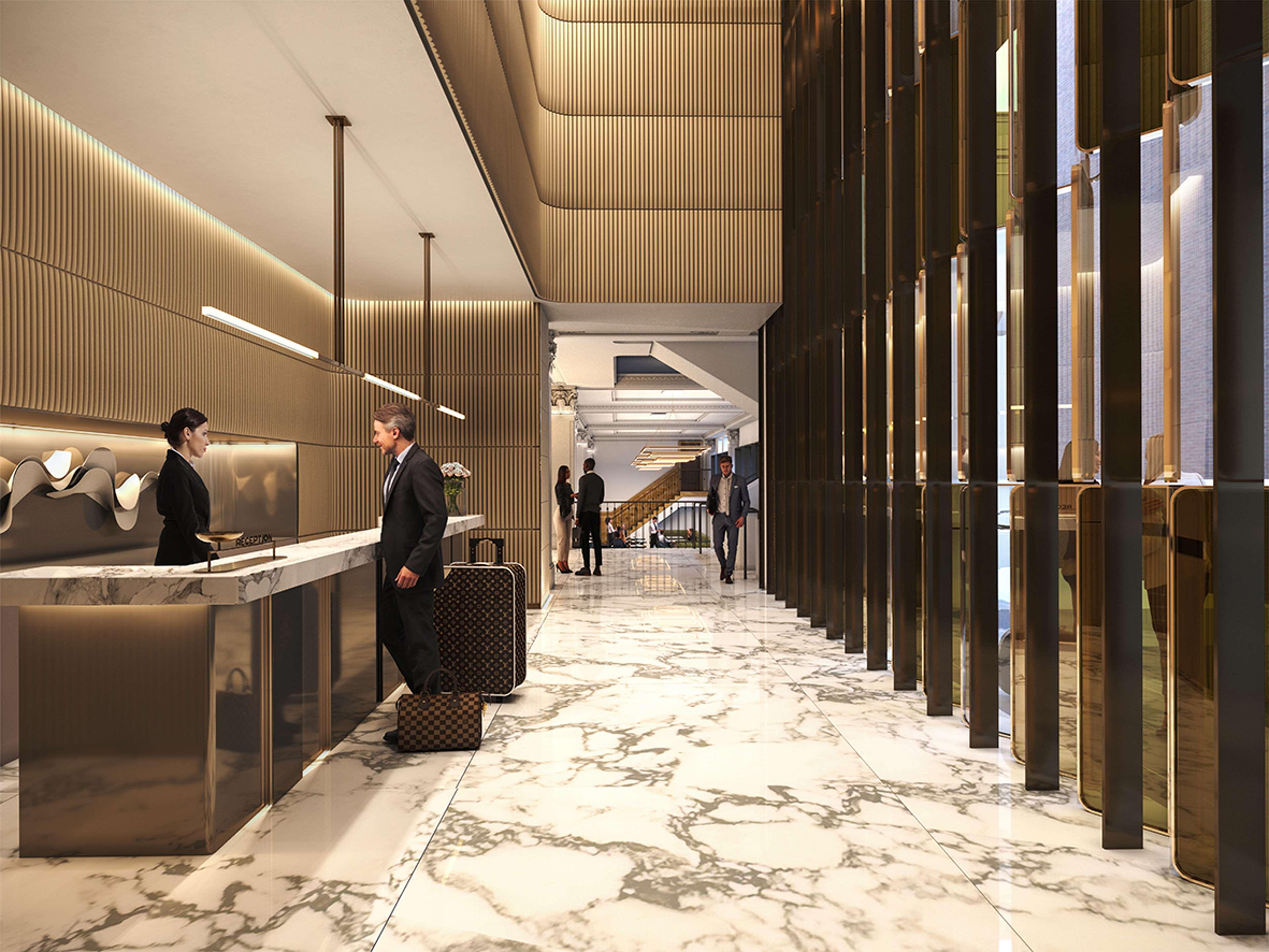 Hilton Melbourne Little Queen Street Exterior photo The new private suite at London Heathrow Airport